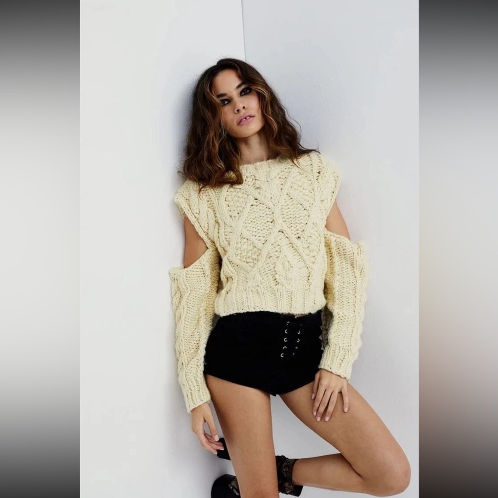 For Love And Lemons Andie sweater S - Picture 2 of 11